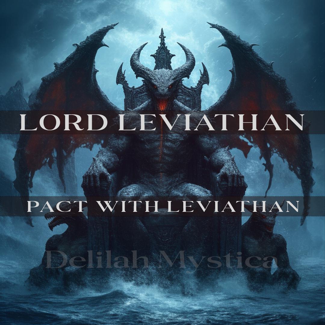 Leviathan Demon Pact | Master the Tides of Emotion and Fate | Hidden Wisdom and Psychic Mastery Pact | Abyssal Sovereignty Ritual