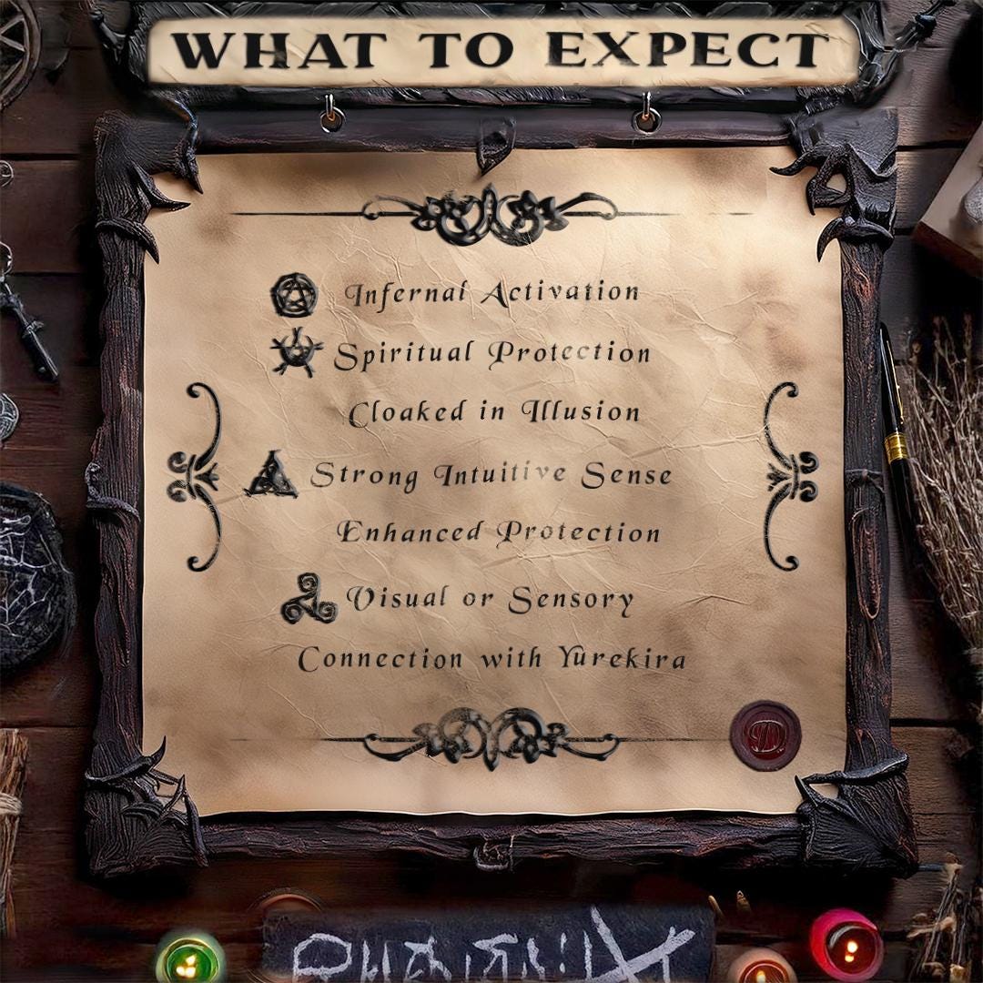 Yurekira | Dämonenfuchs-Geistgefährte | Direkte Bindung | Entfessle das Fuchsfeuer in dir | Geist infernalischer Eleganz | Aktivierung des Flammenthrons