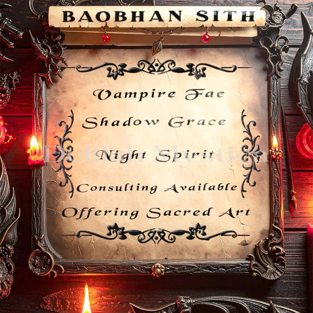 Baobhan Sith Vampire Spirit Companion | Seductive Aura and Charm | Direct & Vessel Binding | Consultation - Personalization
