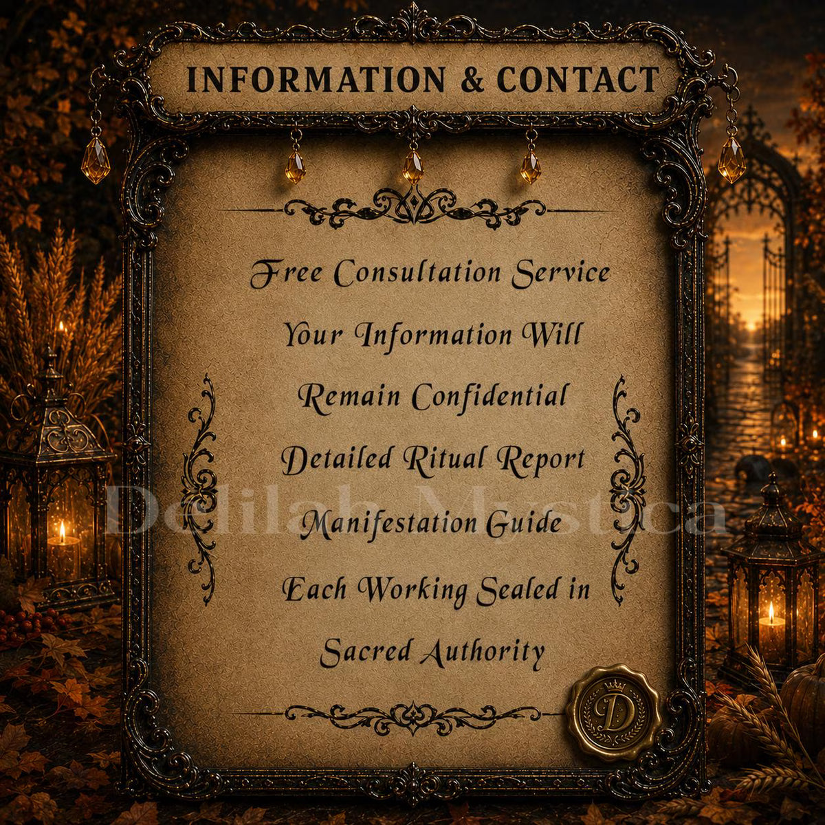 September Forged Enchantment | Harvest Gate | Enchantment of Wealth & Abundance