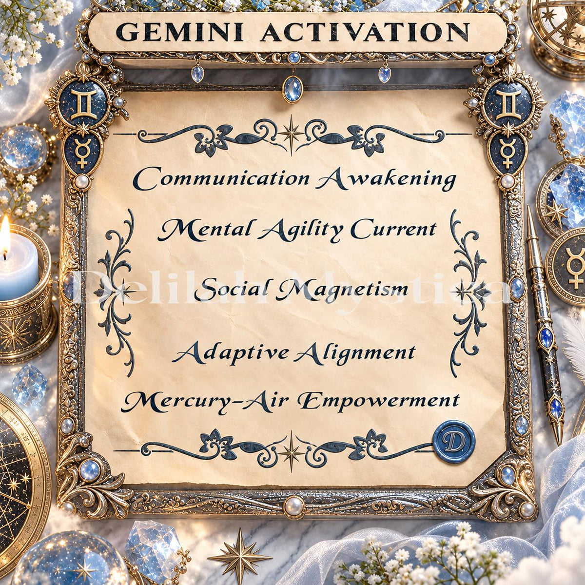 Gemini Zodiac Activation | Communication, Mental Agility & Social Magnetism | Air Sign Empowerment | Personalized Spiritual Session