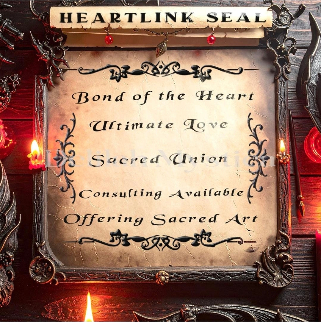 Heartlink Seal | Eternal Bind of Love | Sacred Connection of Two Souls | Twinflame